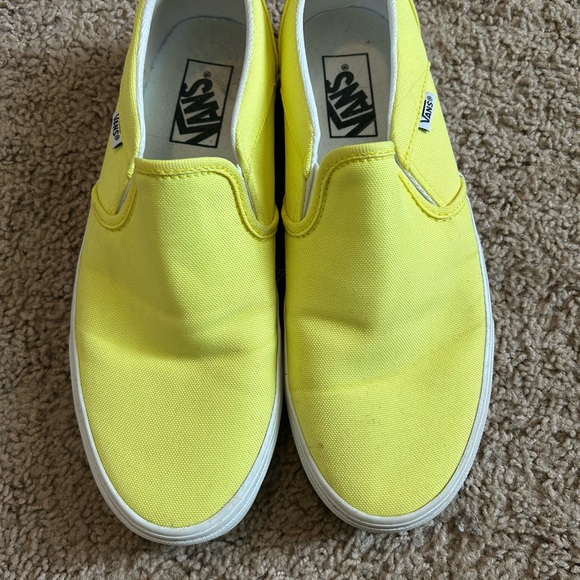 Vans Shoes - Vans Yellow Slip-On Shoes